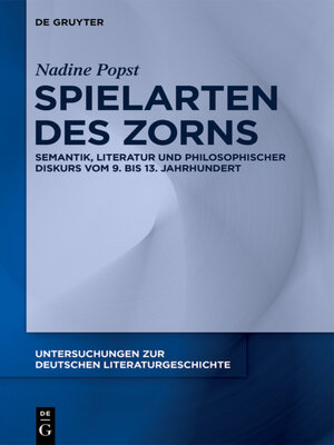 cover image of Spielarten des Zorns